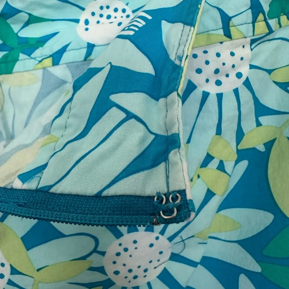 Lilly Pulitzer Blue and Green Floral Skort size 16